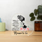 Miracles Happen Everday and Your Little Miracle is On the Way Acrylic Heart
