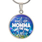 Ain't No Momma Like the One I Got - Engravable Circle Pendant Necklace