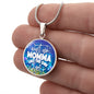 Ain't No Momma Like the One I Got - Engravable Circle Pendant Necklace