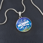 Ain't No Momma Like the One I Got - Engravable Circle Pendant Necklace