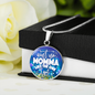 Ain't No Momma Like the One I Got - Engravable Circle Pendant Necklace