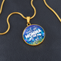 Ain't No Momma Like the One I Got - Engravable Circle Pendant Necklace