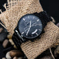 The Gift Eternal Engravable Mens Black Chronograph Watch - The Gift Eternal