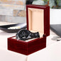 The Gift Eternal Engravable Mens Black Chronograph Watch - The Gift Eternal