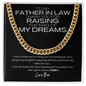 To My Father In Law - Thank You - Cuban Chain Necklace