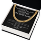 To My Father In Law - Thank You - Cuban Chain Necklace