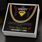 To My Daddy - Superhero - Cuban Chain Necklace - The Gift Eternal