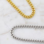 To My Badass Bald Dad - Funny Cuban Chain Necklace