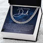 To My Amazing Dad - My Universe - Cuban Chain Necklace - The Gift Eternal