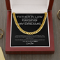 To My Father In Law - Thank You - Cuban Chain Necklace