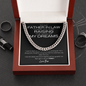 To My Father In Law - Thank You - Cuban Chain Necklace
