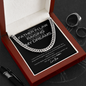 To My Father In Law - Thank You - Cuban Chain Necklace