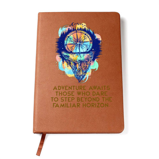 Adventure Awaits Leather Journal