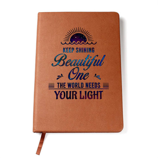 Dear Daughter Keep Shining Beautiful Leather Journal