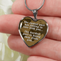 The Easiest Part - Engravable Heart Pendant Necklace