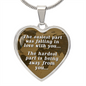 The Easiest Part - Engravable Heart Pendant Necklace