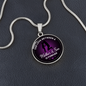 Mother & Son Forever - Engravable Circle Pendant Necklace