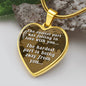 The Easiest Part - Engravable Heart Pendant Necklace
