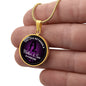 Mother & Son Forever - Engravable Circle Pendant Necklace