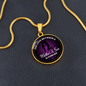 Mother & Son Forever - Engravable Circle Pendant Necklace