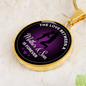 Mother & Son Forever - Engravable Circle Pendant Necklace