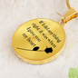 If I Did Anything - Engravable Circle Pendant Necklace