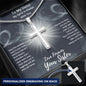 To My Sister - Love Forever Your Sister - My Spirit Is Always With You - Personalized Engravable Cross Necklace