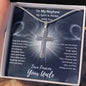 To My Nephew - Love Forever Your Uncle - My Spirit Is Always With You - Personalized Engravable Cross Necklace