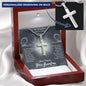 To My Grandson - Love Forever Your Grandma - My Spirit Is Always With You - Personalized Engravable Cross Necklace