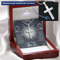To My Mum - Love Forever Your Son - My Spirit Is Always With You - Personalized Engravable Cross Necklace