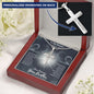 To My Brother - Love Forever Your Brother - My Spirit Is Always With You - Personalized Engravable Cross Necklace