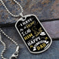 Dad - I Have a Hero - Military Dog Tag Chain Necklace