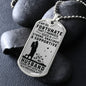 Husband - So Fortunate I Married You - Military Dog Tag Chain Necklace