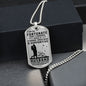 Husband - So Fortunate I Married You - Military Dog Tag Chain Necklace