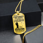 Husband - So Fortunate I Married You - Military Dog Tag Chain Necklace