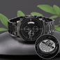 To My King - I Love You - Engraved Black Chronograph Watch