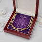 To My Daughter - Always Remember - Forever Linked Necklace