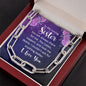 To My Loving Sister - You are Always There for Me - Forever Linked Necklace