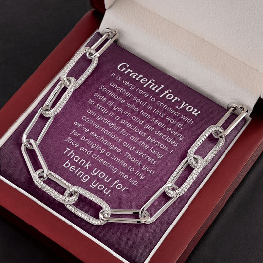 Grateful For You - Forever Linked Necklace