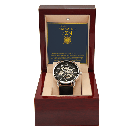 To Our Amazing Son - GoT Style - Men's Openwork Watch - The Gift Eternal