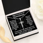 Christian First Communion Faith Cross Gift - Congratulations on Your Communion - Faith Cross Necklace for Her