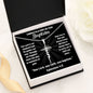 Christian Baptism Faith Cross Gift - Congratulations on Your Baptism - Faith Cross Necklace for Her