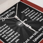 Christian Baptism Faith Cross Gift - Congratulations on Your Baptism - Faith Cross Necklace for Her