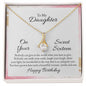 To My Daughter - On Your Sweet Sixteen - Alluring Beauty Necklace