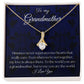 To My Grandmother - Royal Blue - Alluring Beauty Necklace