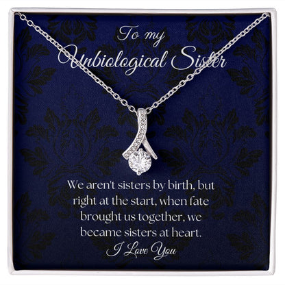 To My Unbiological Sister - Royal Blue - Alluring Beauty Necklace