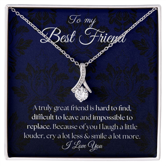 To My Best Friend - Royal Blue - Alluring Beauty Necklace