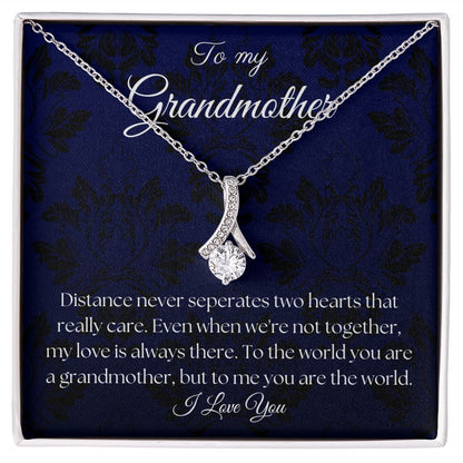 To My Grandmother - Royal Blue - Alluring Beauty Necklace