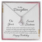 To My Daughter - On Your Sweet Sixteen - Alluring Beauty Necklace