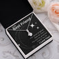 To My Best Friend - You Shine Brighter - Alluring Beauty Necklace